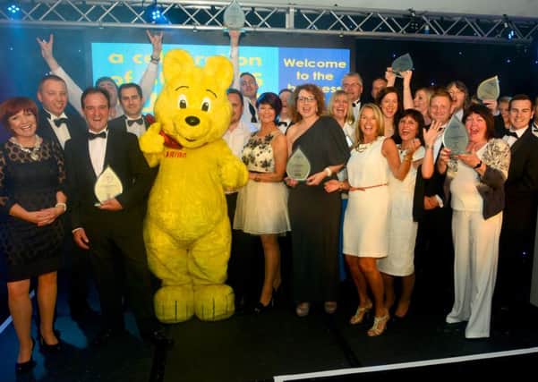 Wakefield District Business Awards 2013 at the Cedar Court Hotel. All the award winners. (W542N325)