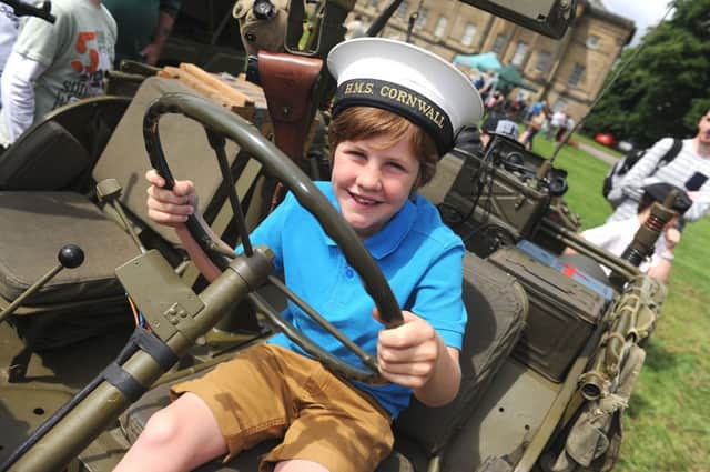 29 Jume 2013.....Armed Forces Day event at Nostell Priory nr Wakefield.Seth Quayle from Allerton Bywater.