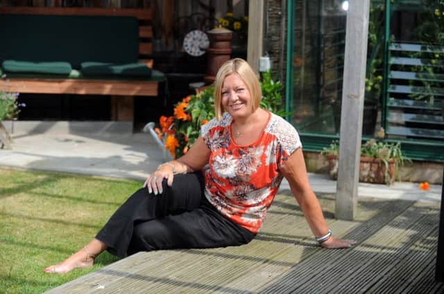 12 July 2013.....    Karen Stead from Outwood who was treated for pancreatic cancer in 2010 and had part of her pancreas removed.