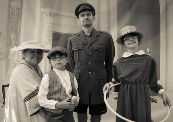 Glenny Family of South Elmsall at The Party at the End of the World at Nostell Priory 27 July 2014 Credit D Russell-Price