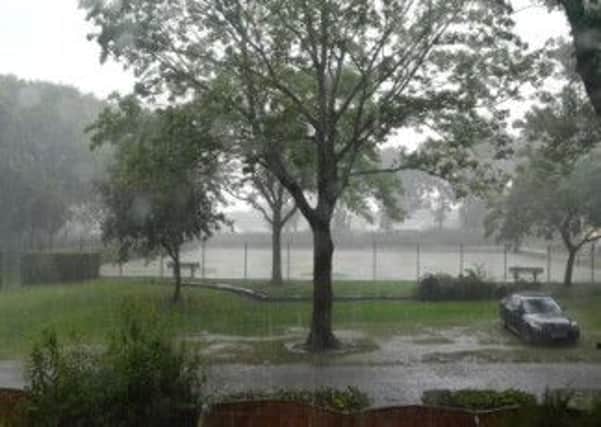 Flooding in Normanton. Picture courtesy of Michiko Smith (@Michiko_Smith)