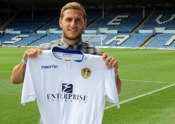 Billy Sharp after joining Leeds United.