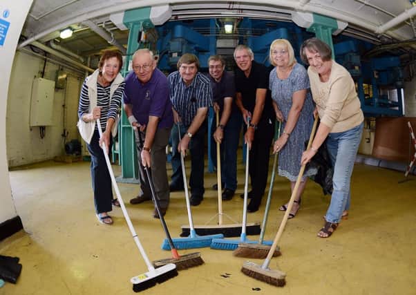 Volunteers at the Queen's Mill, Castleford, along with staff, hold a clean up and tidy day ahead of the visit by the Duke of Gloucester on September 18th.
p302a436