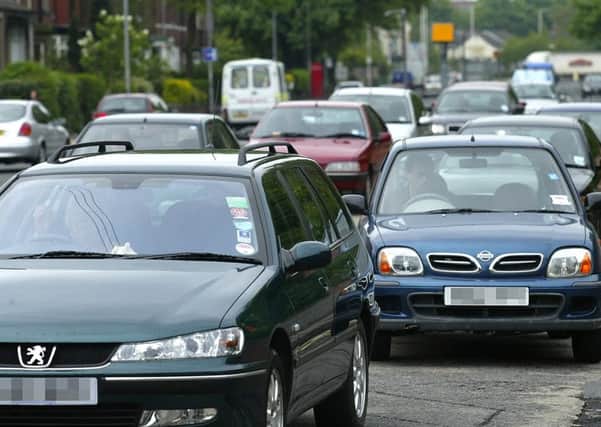 Traffic congestion, Denby Dale Road, Wakefield