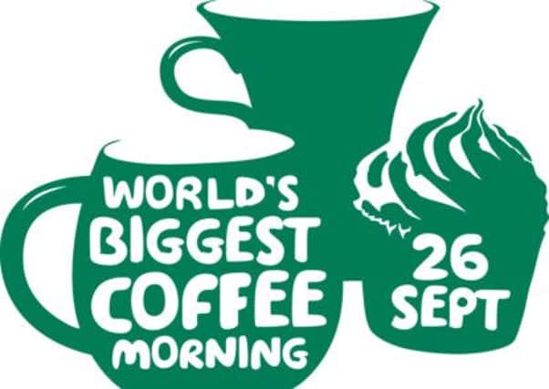 MacMillan's World's Biggest Coffee Morning event will be held tomorrow.