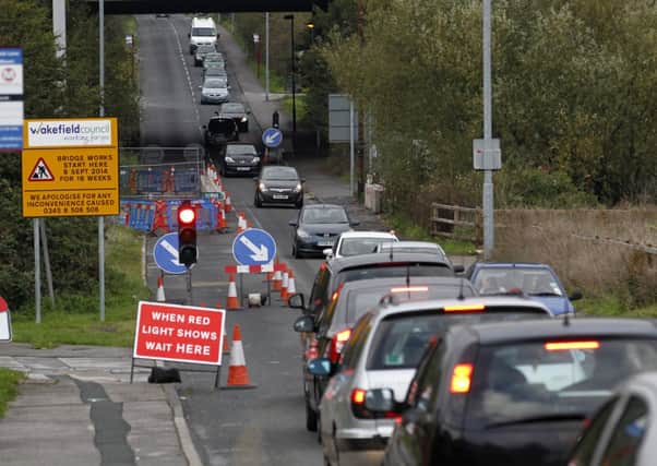 Roadworks are causing loads of delays on Spittal Hardwick Lane, Pontefract
