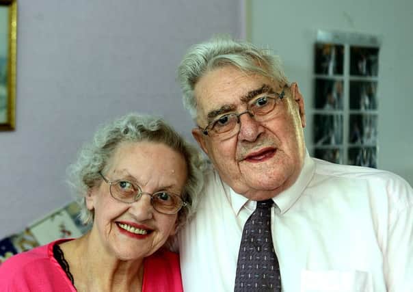 Mr & Mrs Joseph and Sylvia Roberts from Featherstone.
Celebrating their diamond wedding anniversary.
p304a451