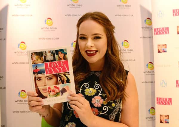 Fashion blogger Tanya Burr book signing at the White Rose Centre.  Picture Scott Merrylees SM1007/13