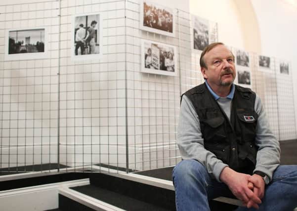Launch of a photographic exhibition on the 1984-5 miners' strike with John Harris and others. Part of events to mark 30 years since miners returned to work at the end of the year-long dispute.
pictured John Harris