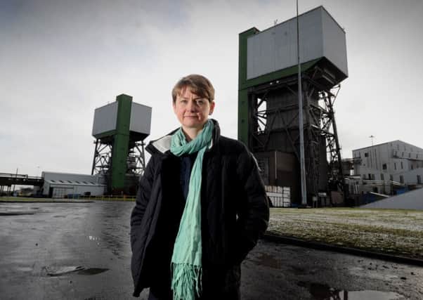 MP Yvette Cooper, pictured at Kellingley Colliery.....SH100120360b..31st January 2015 ..Picture by Simon Hulme