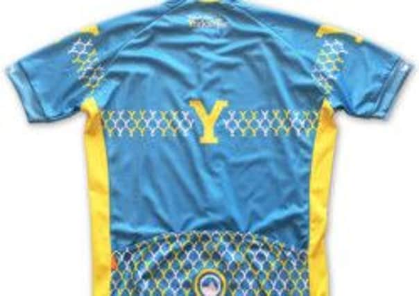 The official Tour de Yorkshire jersey.