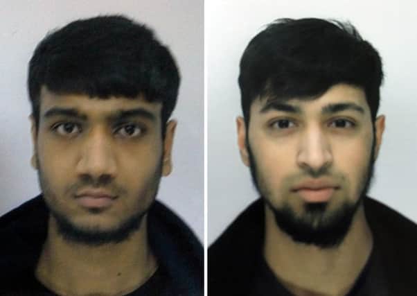 Hassan Munshi, left, and Talha Asmal who are believed to have travelled to Syria.