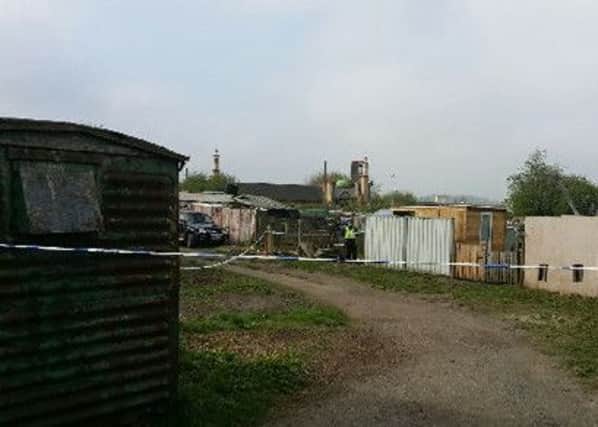 Allotment on Park Lodge Lane in Eastmoor.