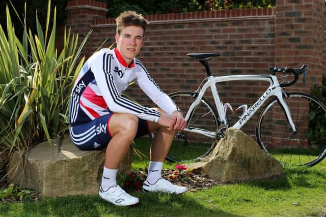 Wakefield rider Oliver Wood is competing in the Tour de Yorkshire.