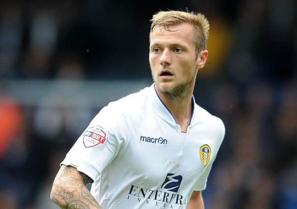 Liam Cooper, who went close with two headers for Leeds United against Rotherham.