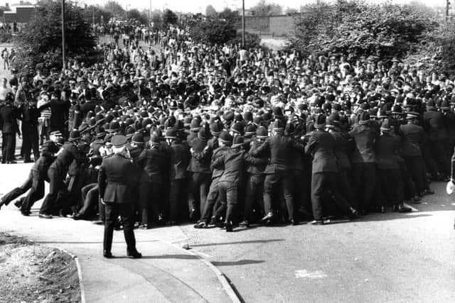 The Battle of Orgreave in June 1984