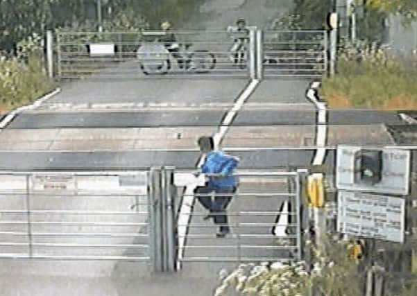 CCTV of kids messing around on Ducketts Crossing, Pudsey.