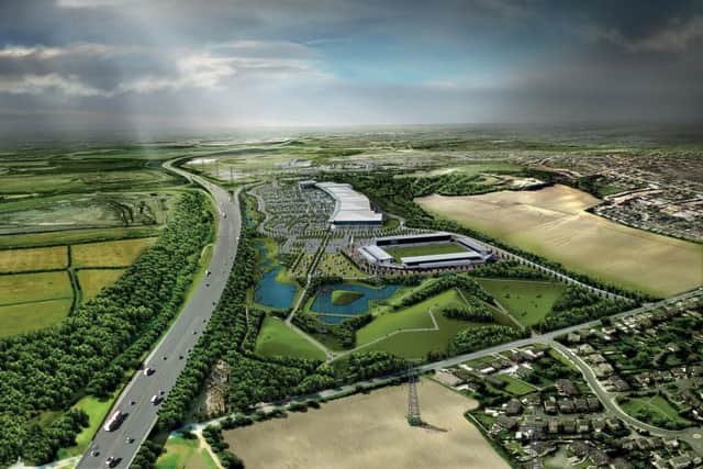 An artist's impression of how the Castleford Five Towns Park will look