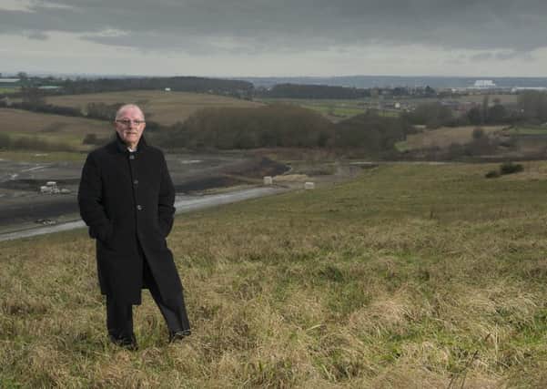 Picture by Allan McKenzie/YWNG - 07/01/15 - Press - Glasshoughton Southern Link Road Scheme - Glasshoughton, England - Councillor Dave Dagger at the site of the proposed new Glasshoughton Southern Link Road development.