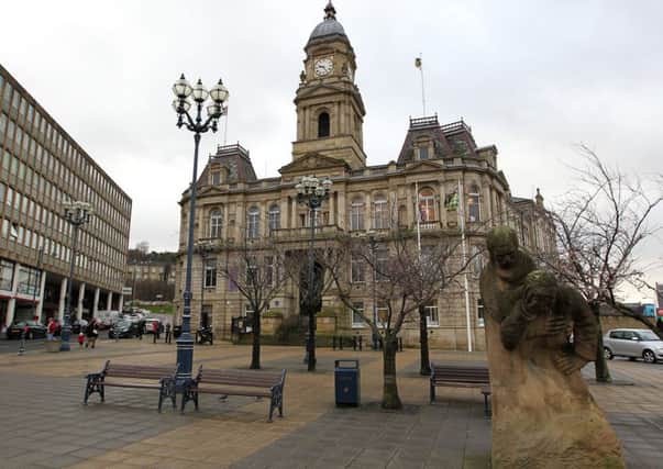 Town Hall Square in Dewsbury