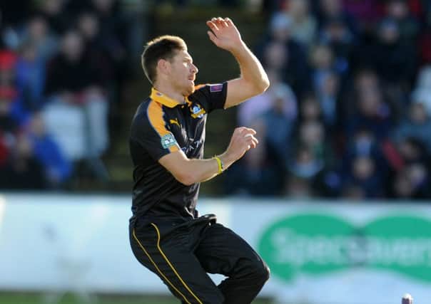 Richard Pyrah in action for Yorkshire