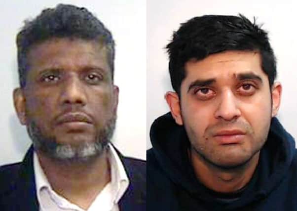 Two men who used charity money raised by their local mosque to fund a drug running trip to Pakistan have been handed prison sentences.

Hafiz Ali, left and Rafakat Hussain, right