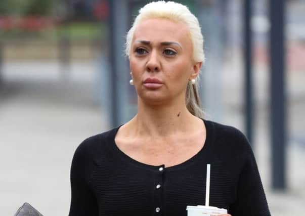 Josie Cunningham arrives at Leeds Magistrates' Court. Pic: Ross Parry Agency.