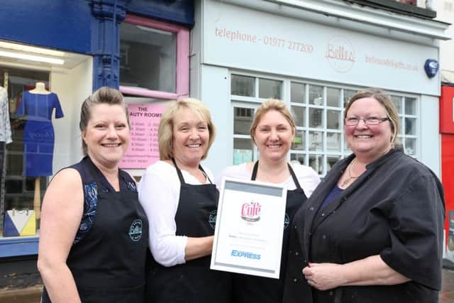 Pontefract and Castleford Express Cafe of the year
3rd place
Philippa Brooksbank, Beryl Hartland, Clare Brown, Vicky Fenton