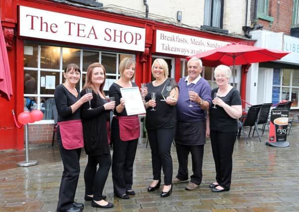 Pontefract and Castleford Express Cafe of the year
Winner
The Tea shop
Elaine Walker, Sarah Ramsey, Sarah Bugg, Helen Skelding, Colin Dean, Betty Dean