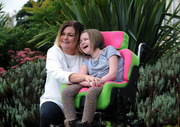 Bethanie Price  with her mum Johanna at the  Forget Me Not Children's Hospice in Huddersfield.

Picture: Jonathan Gawthorpe