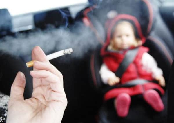 Smoking in cars with people under the age of 18 will be made illegal from Thursday next week.