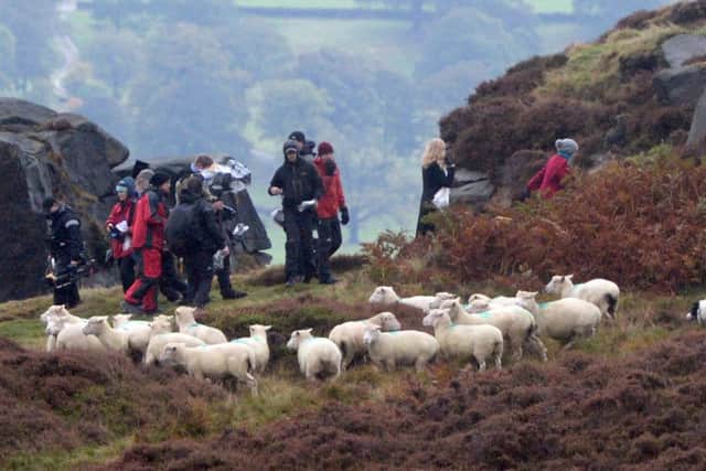 Picture shows HOLLYWOOD A-lister Drew Barrymore who has been spotted filming on location in Ilkley Moor, West Yorkshire alongside Australian actress Toni Colette.
The two are believed to be involved in filming for forthcoming comedy drama Missing You Already, due for release in 2015. The film tells the tale of two lifelong friends whose friendship is tested when one woman struggles to have a baby and the other finds out she has breast cancer.

Glen Minikin / Ross Parry Agency