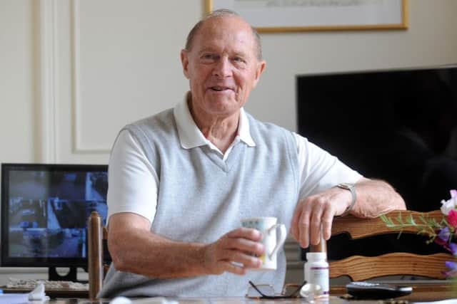 Geoffrey Boycott pictured at his home at Boston Spa...SH10014340h...6th October 2015 Picture by Simon Hulme