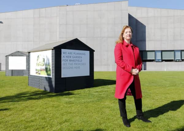 The Hepworth is unveiling a new gardens project. People can come to the gallery and vote on their favourite from four designs.
Jane Marriott deputy director