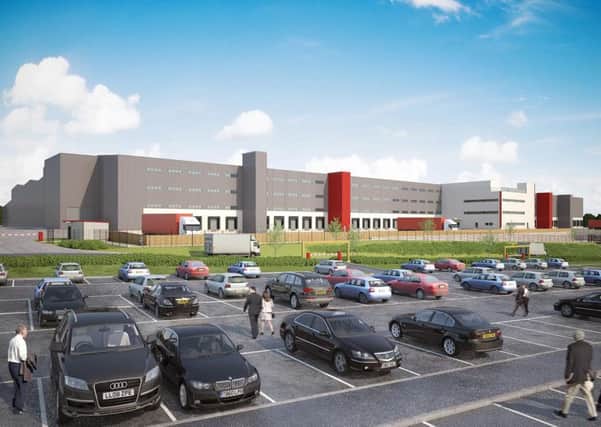 Artist impression of Crosspoint33, located immediately off Junction 33 of the M62.
