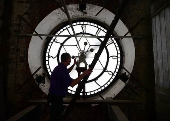 Adjustments will be made again to the Wakefield Town Hall clock as Daylight Saving Time ends at 2am on Sunday October 25. Picture Scott Merrylees SM1009/72g