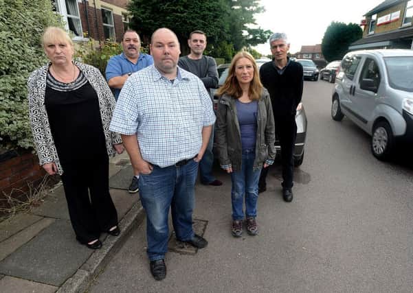 Newspaper: Pontefract & Castleford Express. Story: Residents of Churchfield Lane, Castleford, are calling for a one way system to be put in place due to the volume of traffic using the street as a short cut. Photo date: 08/10/15 Picture Ref: AB309a1015