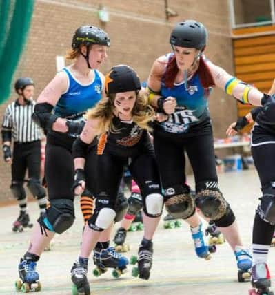 Wakey Wheeled Cats vice-captain Lindsay Pantry, right. Picture: Richard Nicholson