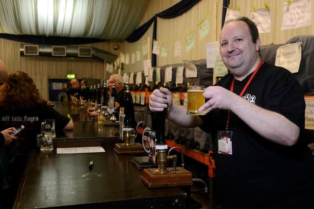 Wakefield CAMRA's beer festival organiser Mark Gibson