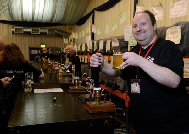 Wakefield CAMRA's beer festival organiser Mark Gibson