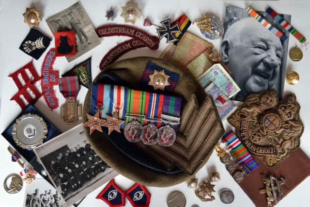 Some of Sgt Stephen Simpson's military memorabilia