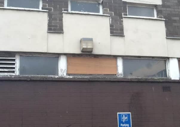 Criminal damage at Kellingley Miners' Welfare Club