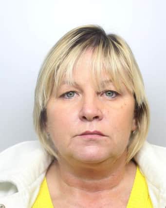 Sharon Eyre, jailed at Leeds Crown Court today for two years for defrauding her employer out of almost £100,000.