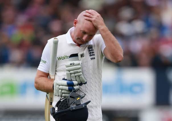 ADAM LYTH: Dropped by England after scoring just 115 runs in the Ashes.