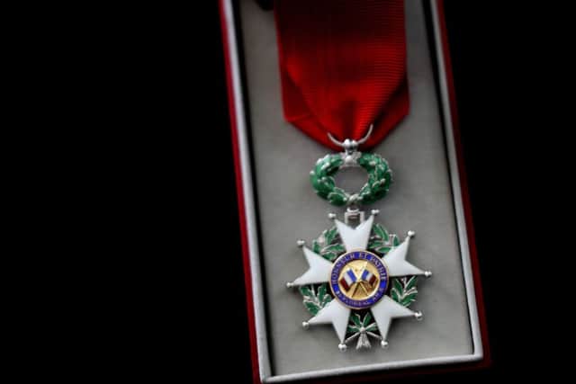 96-year-old Leslie Bartran has received a Legion of Honour medal from the French government.