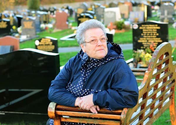 26 Nov 2015....Thieves have stolen flowers and ornaments from graves in Hemsworth Cemetery. Dawn Stocks is upset after items were taken from her husband's grave.