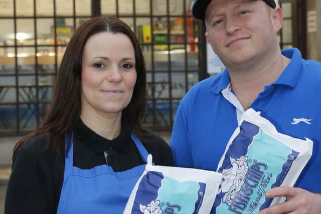 Casey's Fish & Chip shop in Ossett opening on Christmas day for homeless in Wakefield.
Sue and John Casey