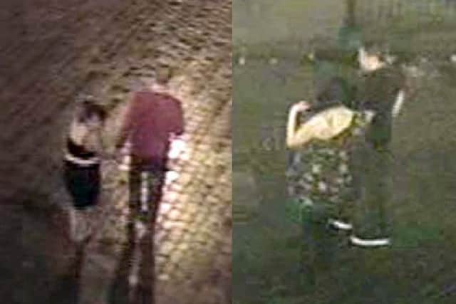 CCTV images of Ben on the night he died