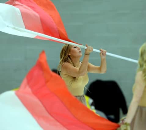 Newspaper: Wakefield Express.
Story: Spice Colourguard dance group rehearsals ahead of their entry into the national championships.
Photo date: 09/01/16
Picture Ref: AB009a0116