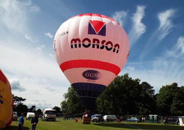 Hot air balloon stolen from Normanton Golf Club.